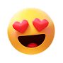 smiling face with heart eyes emoji (1)