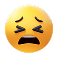 tired face emoji